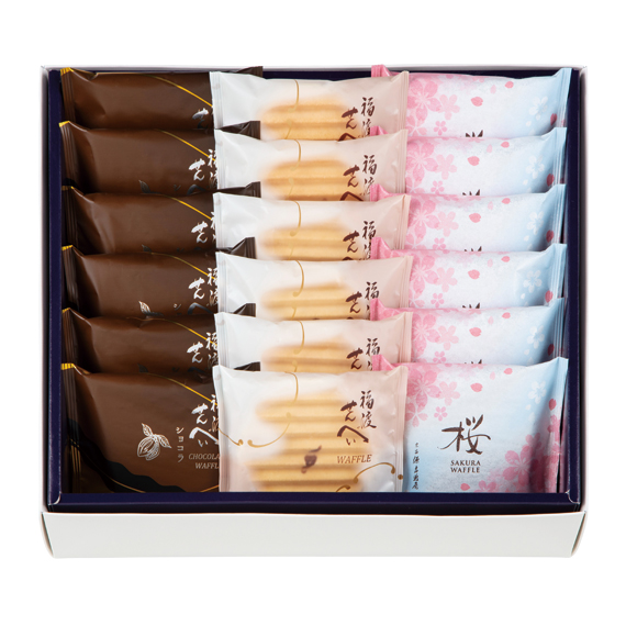 福渡せんべいショコラ詰合せ　18枚入
